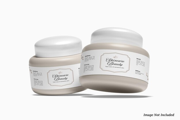 Modelo de frasco para cosméticos para el cuidado de la piel