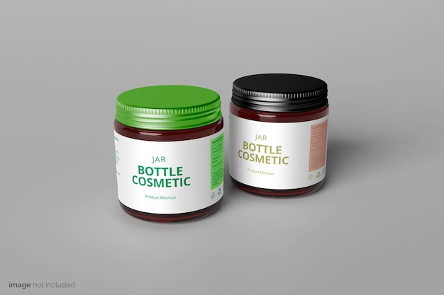 Modelo de frasco para cosméticos