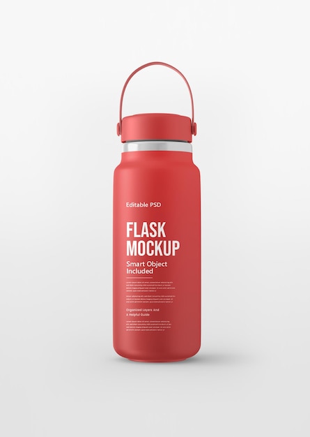 Modelo de frasco rojo