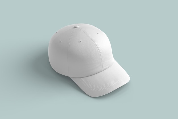Modelo de gorra de béisbol blanca
