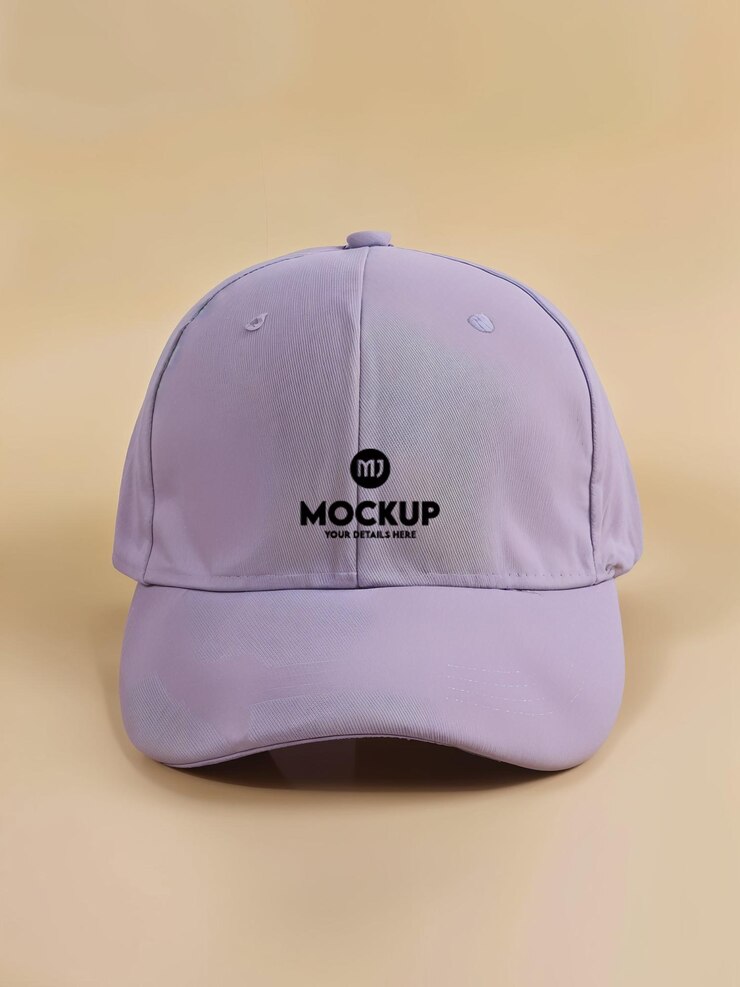 PSD modelo de gorra de béisbol de lila