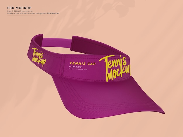 Modelo de gorra de tenis