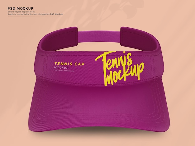 Modelo de gorra de tenis