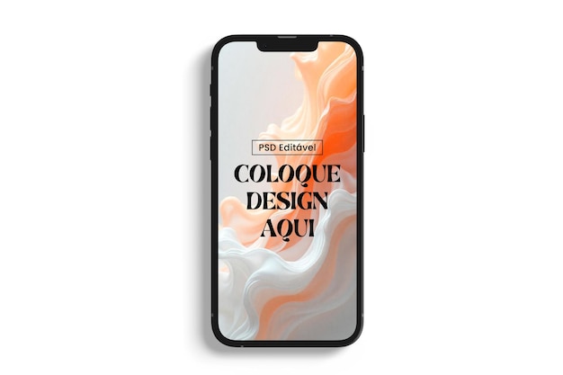 El modelo de iPhone en formato PSD
