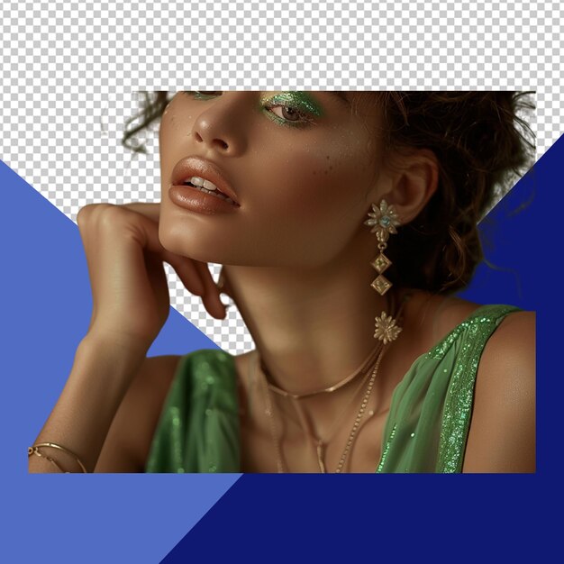 Modelo de joyas de joyería png