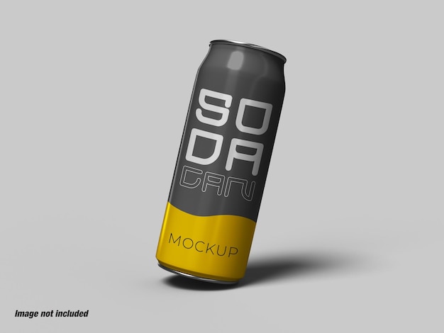 Modelo de lata de refresco o bebida energética