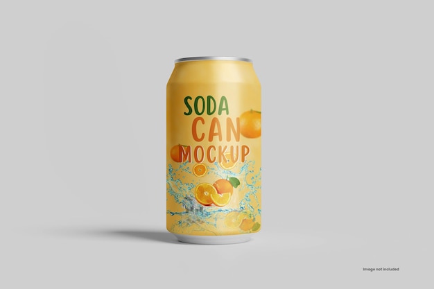 Modelo de una lata de refresco