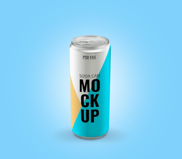 Modelo de una lata de refresco
