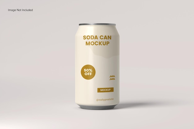 Modelo de una lata de refresco
