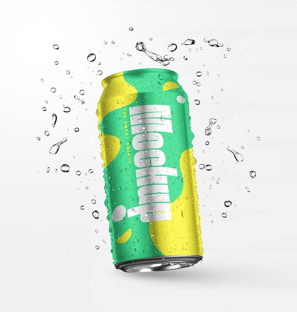 modelo de lata de refrescos
