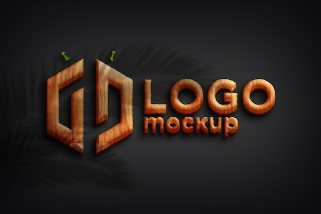 Modelo de logotipo de calabaza Modelo de signo 3D