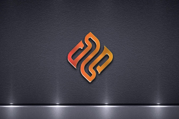 Modelo de logotipo en formato PSD