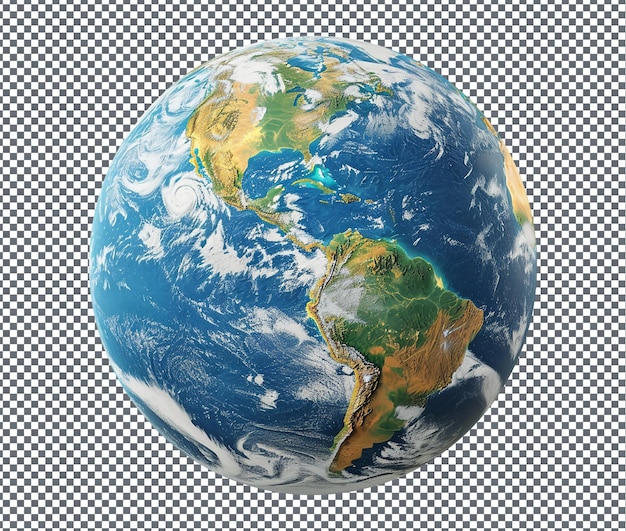 PSD modelo lovable earth globe isolado em fundo transparente