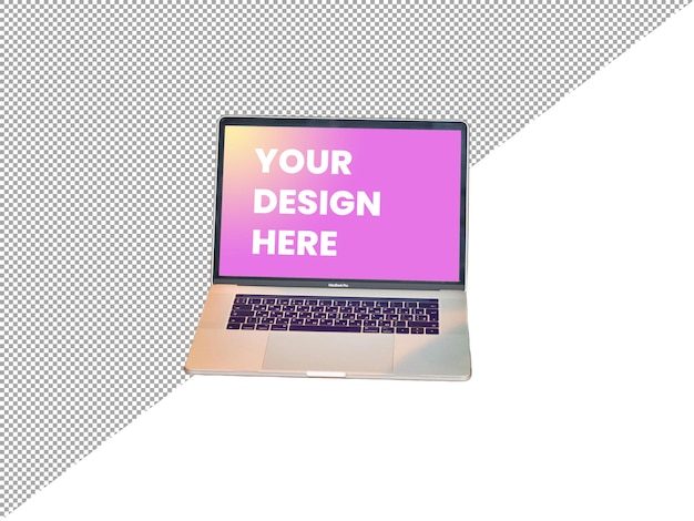 el modelo de MacBook Pro es transparente