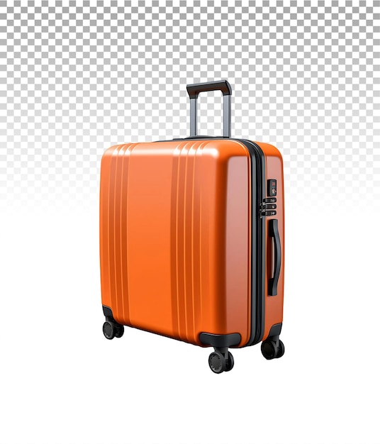 Modelo de maleta 3d aislado que asegura una apariencia realista