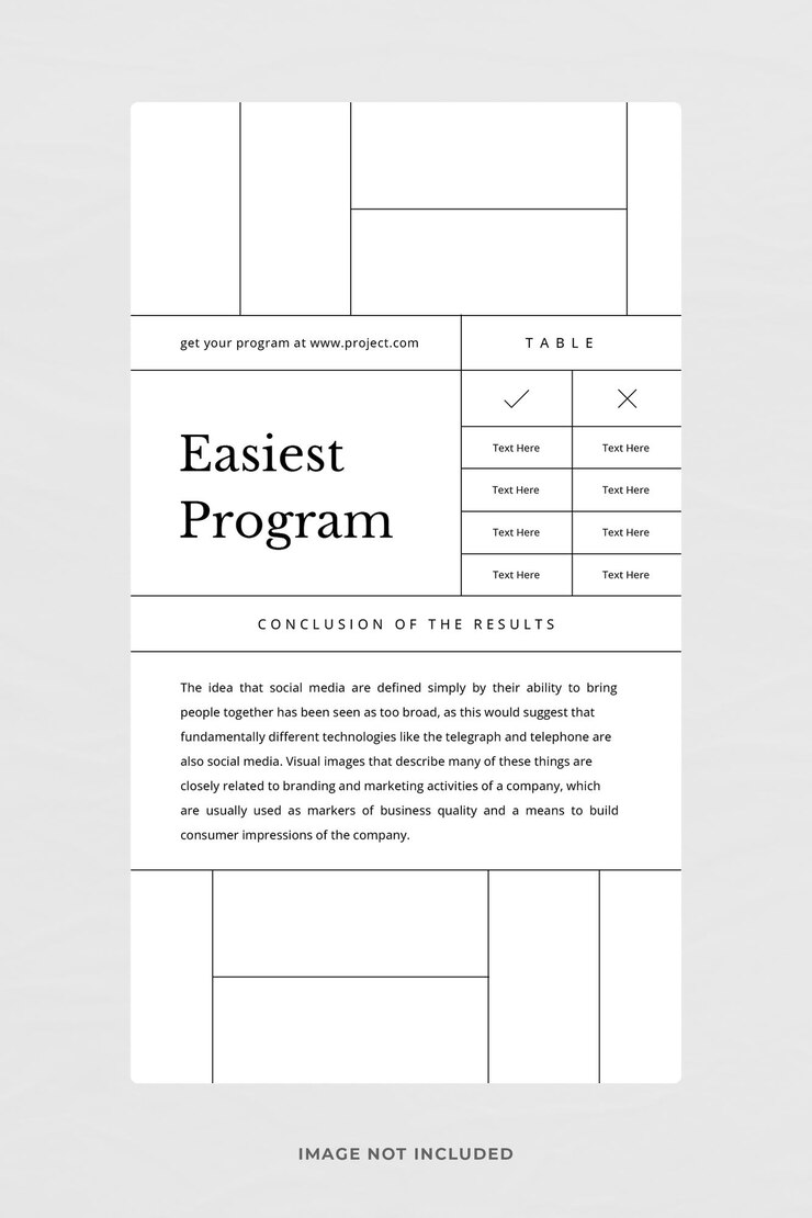 PSD modelo minimalista de stories do instagram com design de efeito de linha