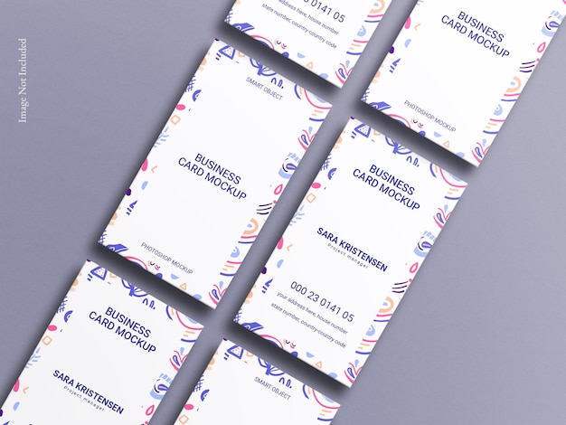 Modelo mínimo de tarjeta de visita