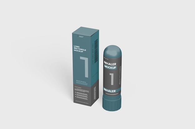 Modelo de modelo de inhalador nasal de plástico
