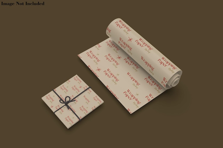 PSD modelo de papel de embalaje