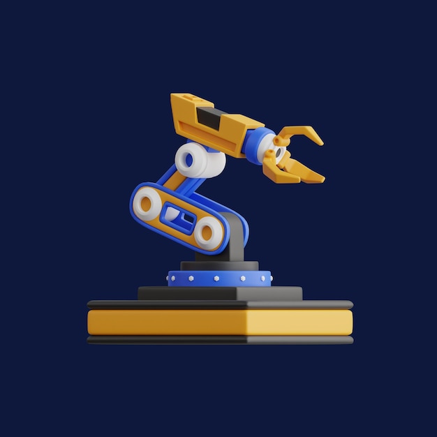 Modelo PNG de ícone 3D de coisas do futuro
