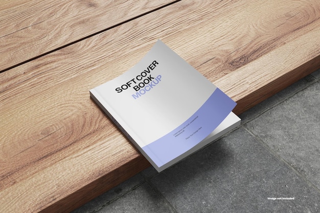 Modelo de portada de libro suave
