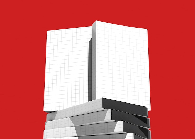 PSD modelo de portada de un libro