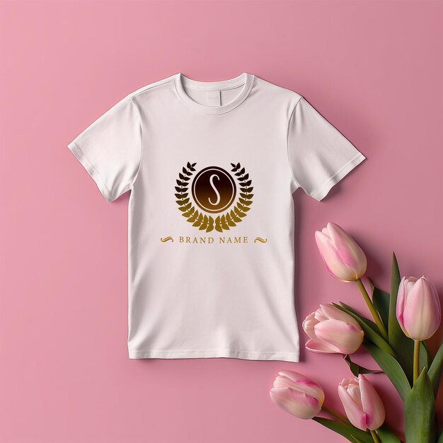 Modelo psd de design de mockup de camisa branca