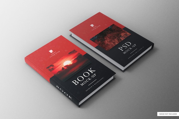 Modelo PSD de maquete de livro