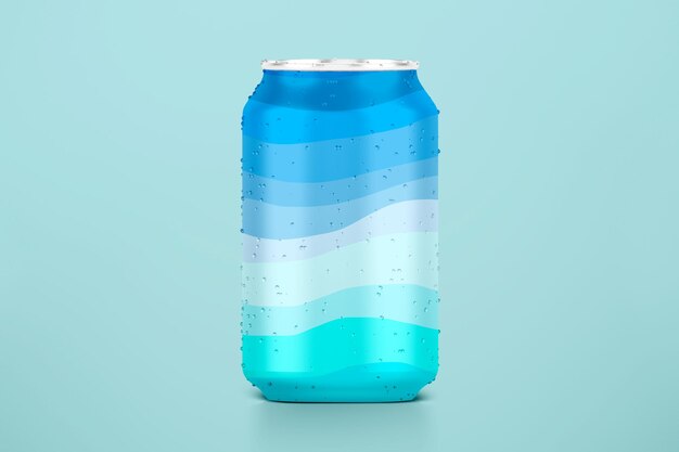 Modelo de PSD elegante para sus diseños de bebidas