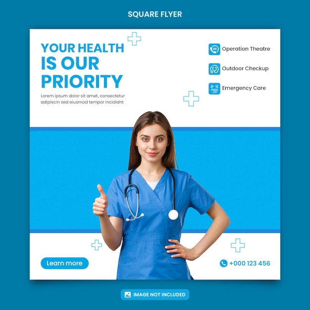 Modelo PSD Medical Square Flayer