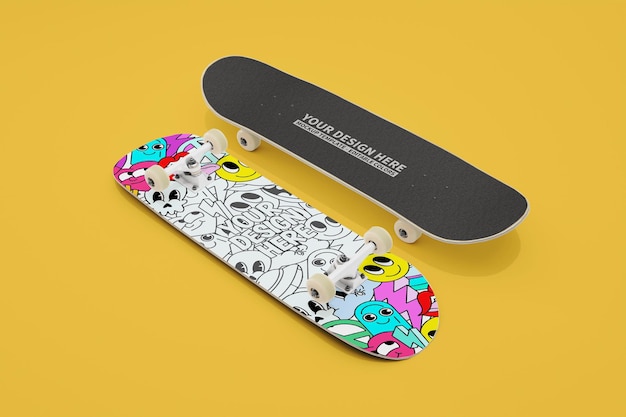 PSD modelo realista de skate