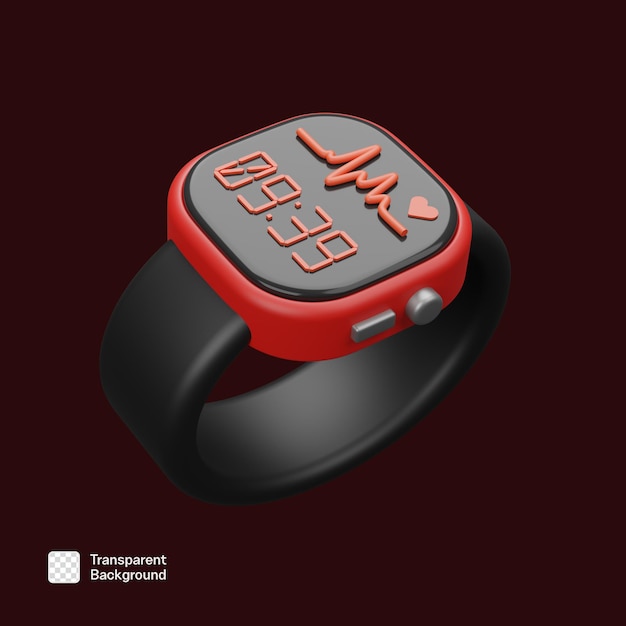 Modelo de reloj deportivo de gimnasio 3D PNG