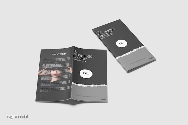 Modelo de revista de folleto en formato A4 DL