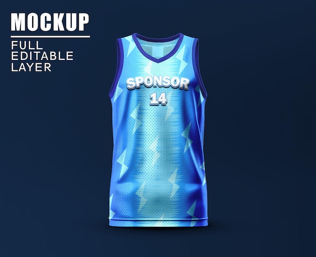 PSD modelo de ropa de jugador de baloncesto masculino