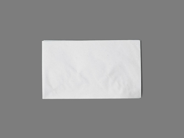 Modelo de sobre en blanco en blanco papel espacio de copia vacío