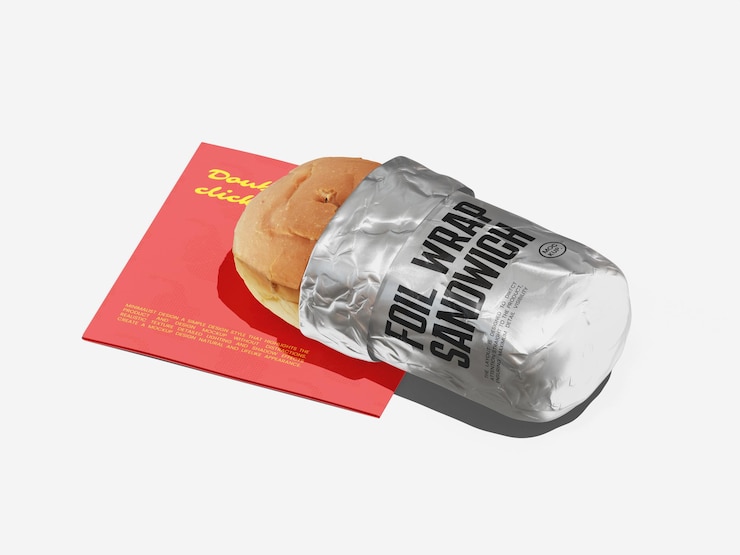 Modelo de soporte de sándwich de envoltura de aluminio
