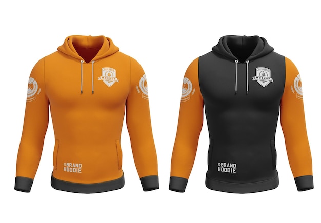 Modelo de sudadera con capucha