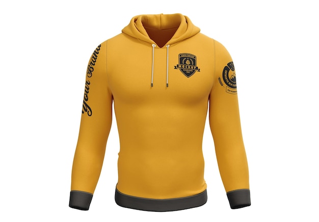 Modelo de sudadera con capucha