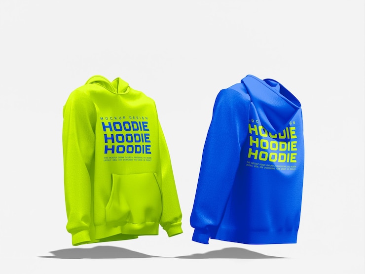 Modelo de sudadera con capucha