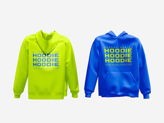 Modelo de sudadera con capucha