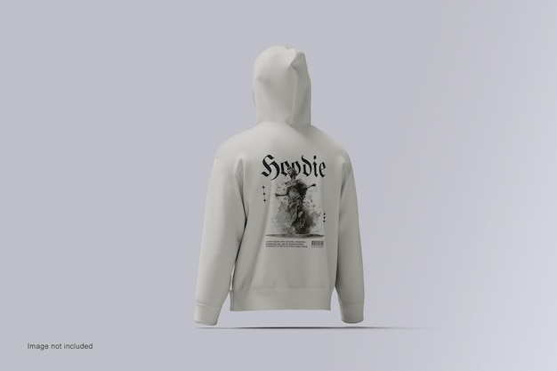 Modelo de sudadera con capucha