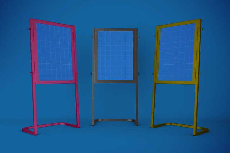 PSD modelo de tablero de firmas