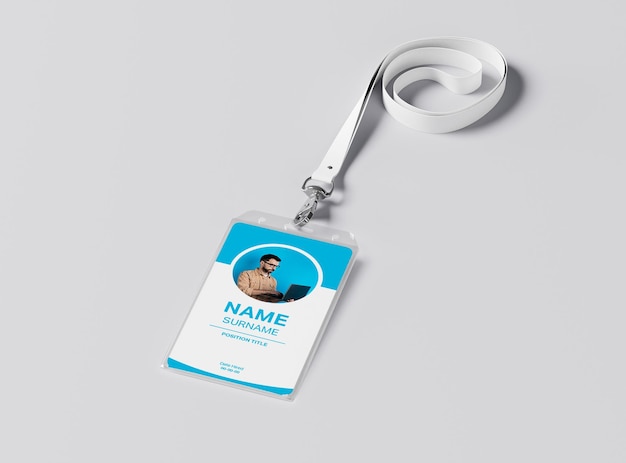 Modelo de tarjeta de identificación comercial
