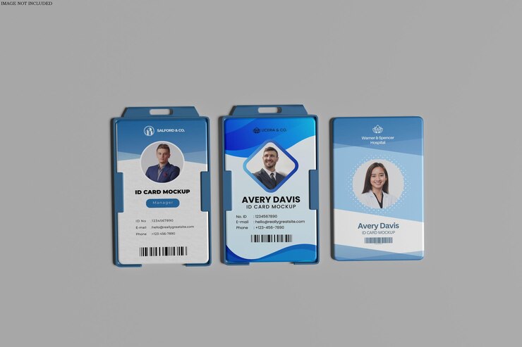 Modelo de tarjeta de identificación