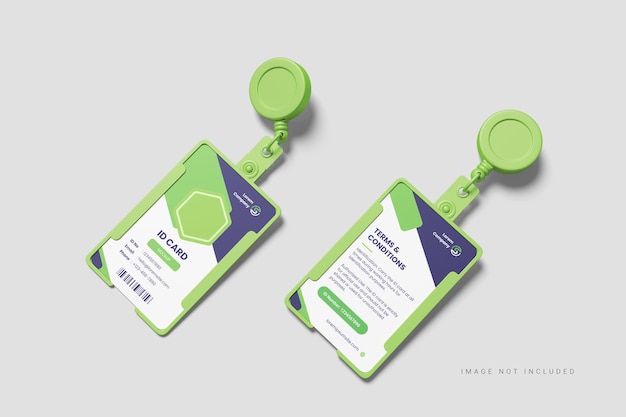 Modelo de tarjeta de identificación