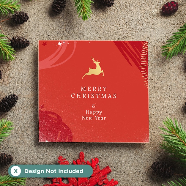Modelo de tarjeta de Navidad