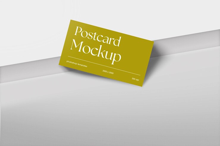 Modelo de tarjeta postal