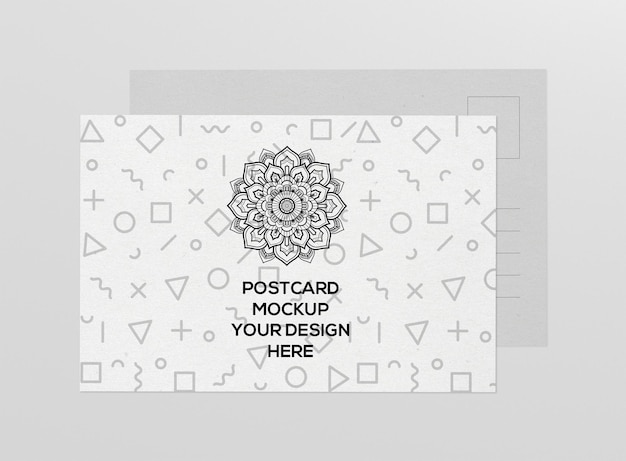 modelo de tarjeta postal