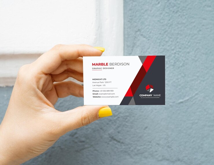 Modelo de tarjeta de visita y Modelo de carta de visita