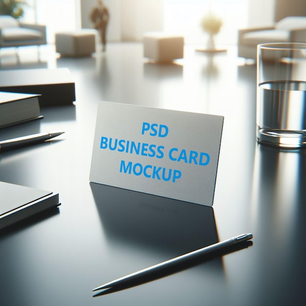 PSD modelo de tarjeta de visita psd con fondo limpio